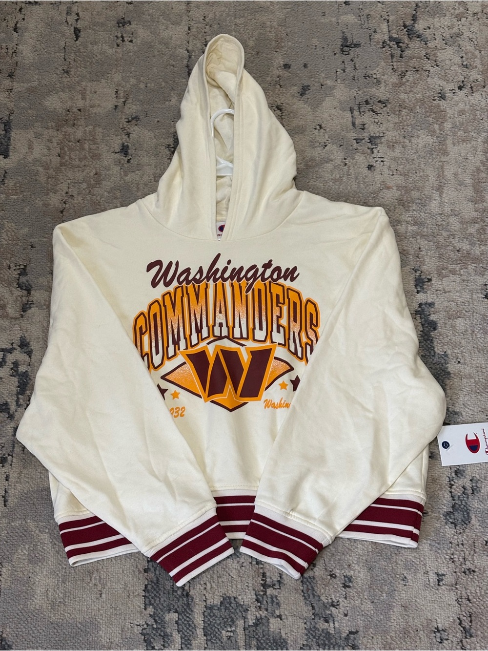 NFL Washington Commanders Women's Champion Crop Hoodie Brand New With Tags